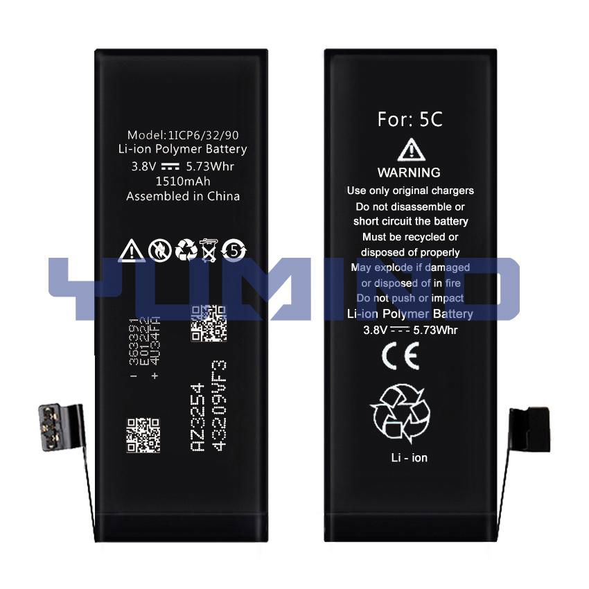 Brand New 0 Cycle Lithium-ion Battery for iPhone 5C Replacement Battery