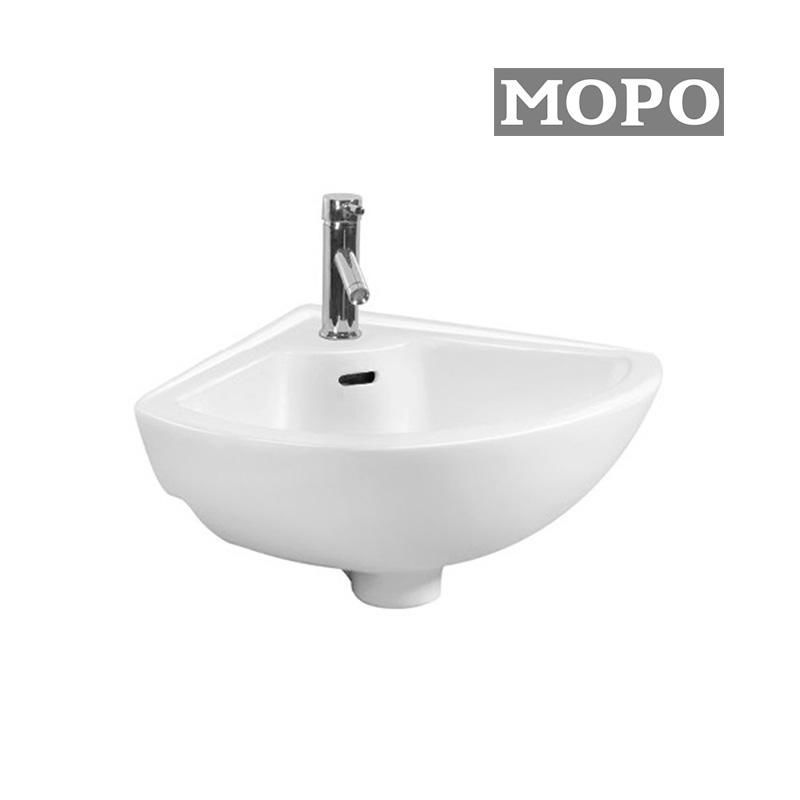 White Color Sector Wall Hung Basin