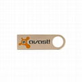 Business Gift Custom Laser Logo Bulk 4GB Mini Metal USB Drive 3