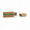 Promotional Custom Logo Branded Wooden wood usb 3.0 flash drive 16gb 4