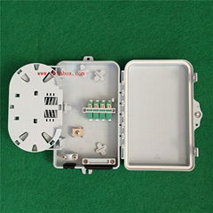 Outdoor wall mount 2 4 6 core SC port  ftth fiber access terminal box