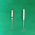 Stainless steel FTTH telecom drop cable wire clamp