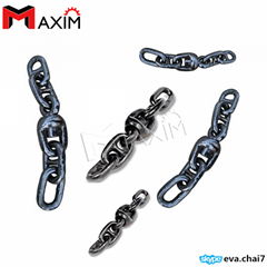 Black Painting Studlink Anchor Chain Swivel Forerunner