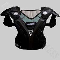 Maverik RX Senior Lacrosse Shoulder Pads - Black, Gray (NEW)