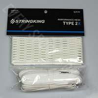 StringKing Type 2X Semi Hard Mesh Complete String Kit - White (NEW)  
