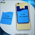 Custom logo printing microfiber screen cleaner wipes for mobile phone 4