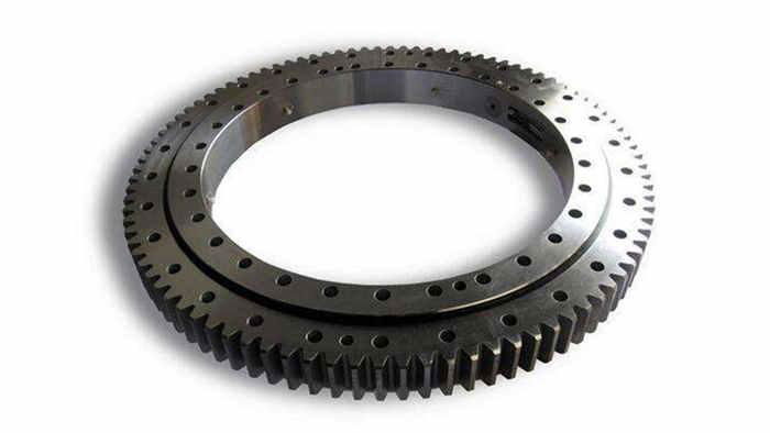 Four point contact ball slewing bearing with External gear teeth 