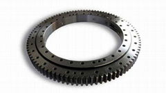 Four point contact ball slewing bearing with External gear teeth