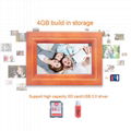 7 inch digital internet photo frame IPS touchscreen with iOS Android APP 5