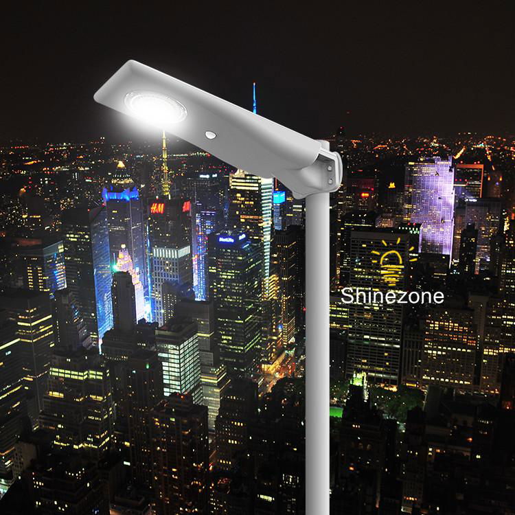 SS-12w smart All In One Solar LED Street Light 2