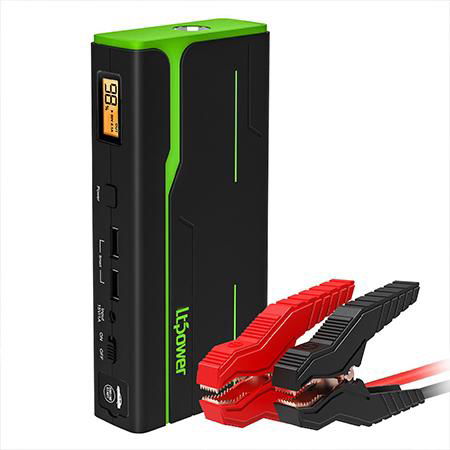 Jump starter 900 Amp Peak 12-Volt Car Battery with 18000mAh Power Bank  2