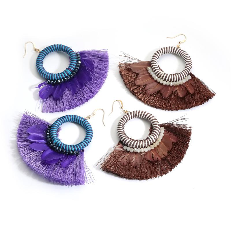 Tassel Around Fashion Bohemian Handmade Earring