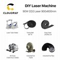 Cloudray CL09 Laser Engraving Machine DIY Parts Co2 Laser Engraving Machine 9060 3