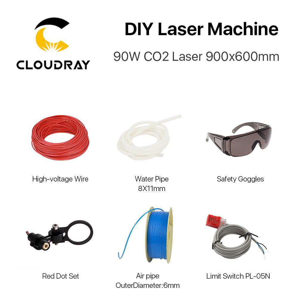 Cloudray CL09 Laser Engraving Machine DIY Parts Co2 Laser Engraving Machine 9060 4