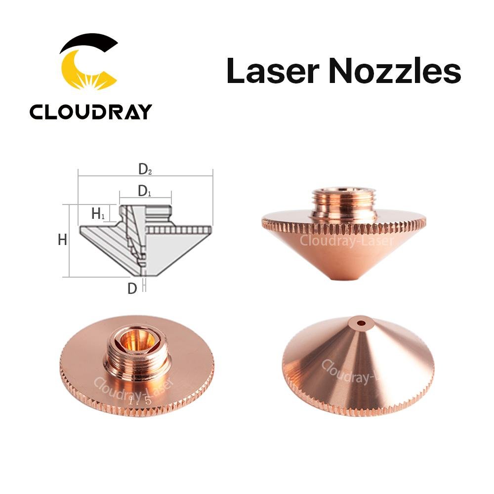 Cloudray CL11 Fiber Laser Cutting Machine Parts Laser Nozzles For Laser Head OEM 2