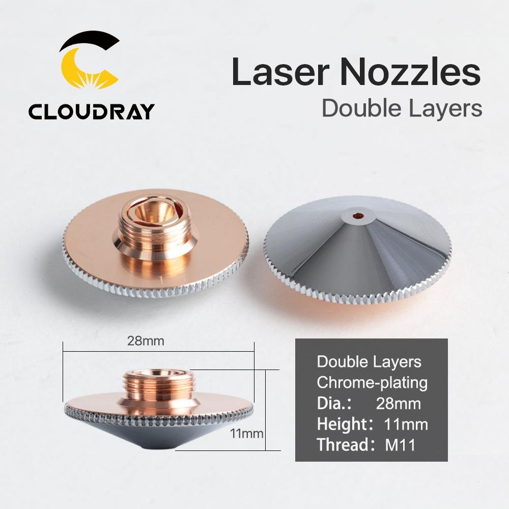 Cloudray CL11 Fiber Laser Cutting Machine Parts Laser Nozzles For Laser Head OEM 4