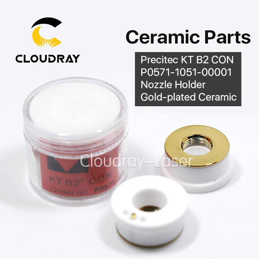 Cloudray CL13 Fiber Laser Cutting Machine Parts Nozzles Holder Ceramic OEM Preci