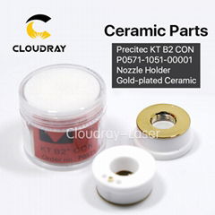 Cloudray CL13 Fiber Laser Cutting Machine Parts Nozzles Holder Ceramic OEM Preci