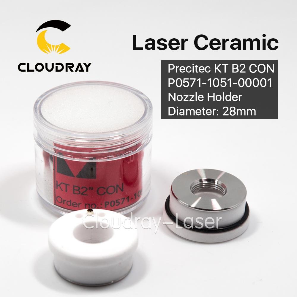 Cloudray CL13 Fiber Laser Cutting Machine Parts Nozzles Holder Ceramic OEM Preci 2