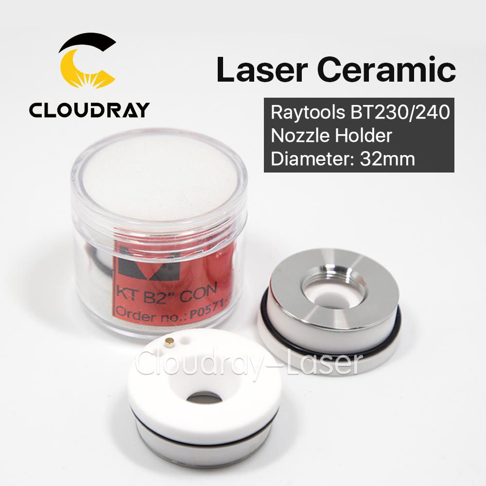 Cloudray CL13 Fiber Laser Cutting Machine Parts Nozzles Holder Ceramic OEM Preci 3
