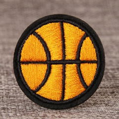 Basketball Embroidered Patches