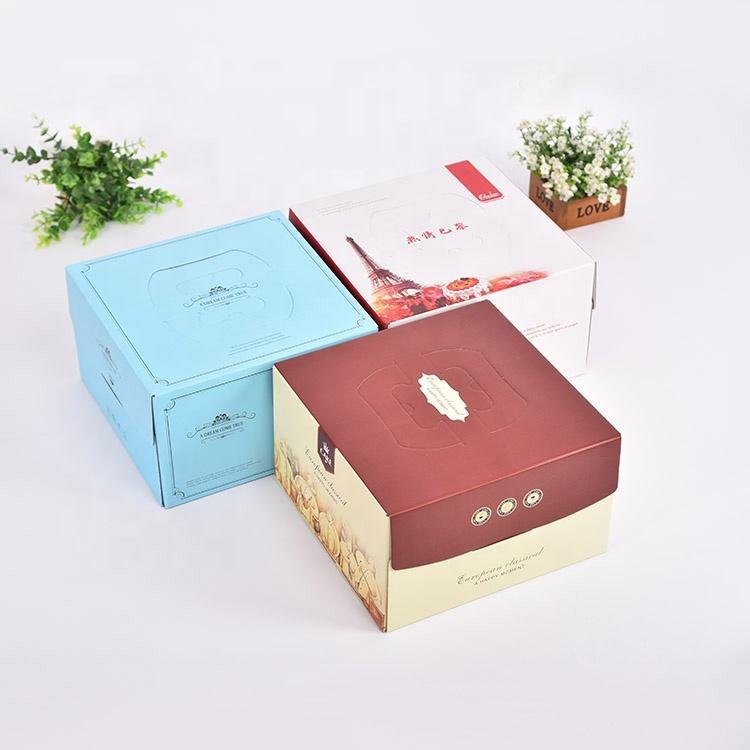 可折叠食品级纸板蛋糕盒用于蛋糕包装 5