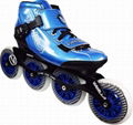 Blue VNLA Carbon Inline Speed Skates - 4