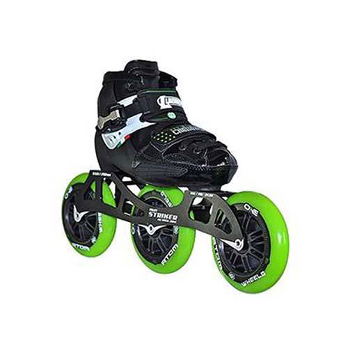 Youth Inline Speed Skates - Luigino Kid's Challenge Adjustable 3 Wheel Package 