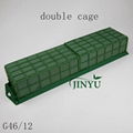 JINYU factory resin wet floral foam double cage for fresh flower arrangement 1