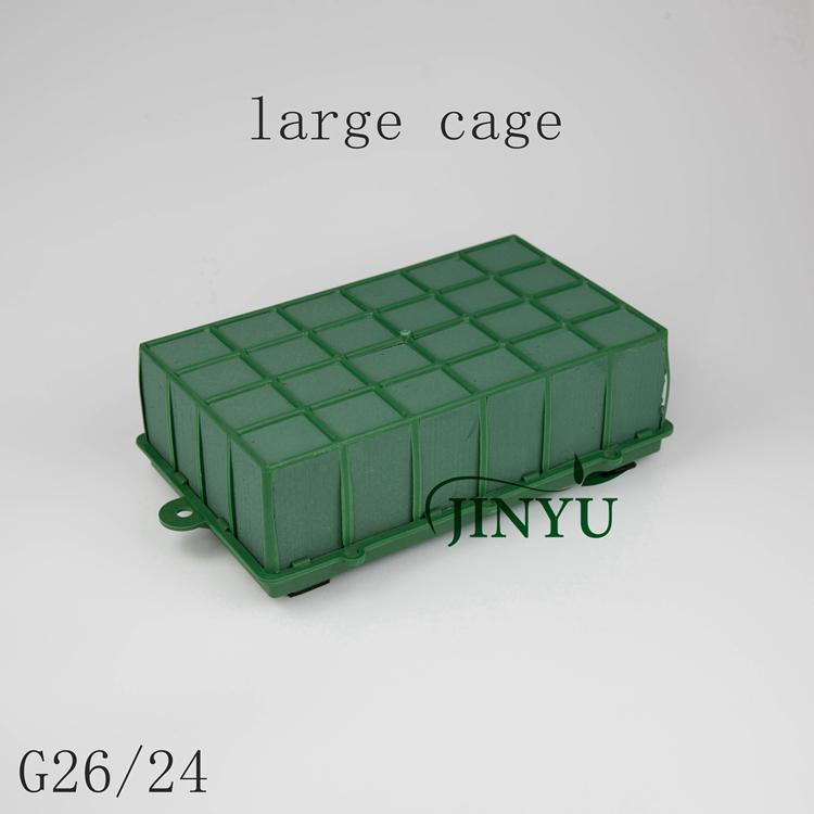 JINYU factory resin wet floral foam large cage for fresh flower