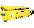 MG45 S20液壓破碎錘炮頭  微型挖機屬具