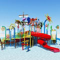 Water Park Equipment Fiberglass Water Playground for Kids 1