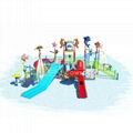 Water Park Equipment Fiberglass Water Playground for Kids 2