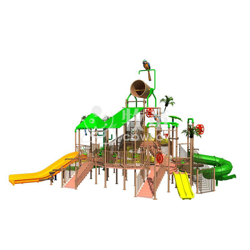 Water Park Equipment Fiberglass Water Playground for Kids 3