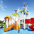 Water Park Equipment Fiberglass Water Playground for Kids 4