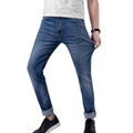 Ji    rand Blue Men's Jeans Pants Washed High Quality China Factory Wholesale 1