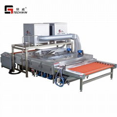 Glass washing machine for LOW-E glass