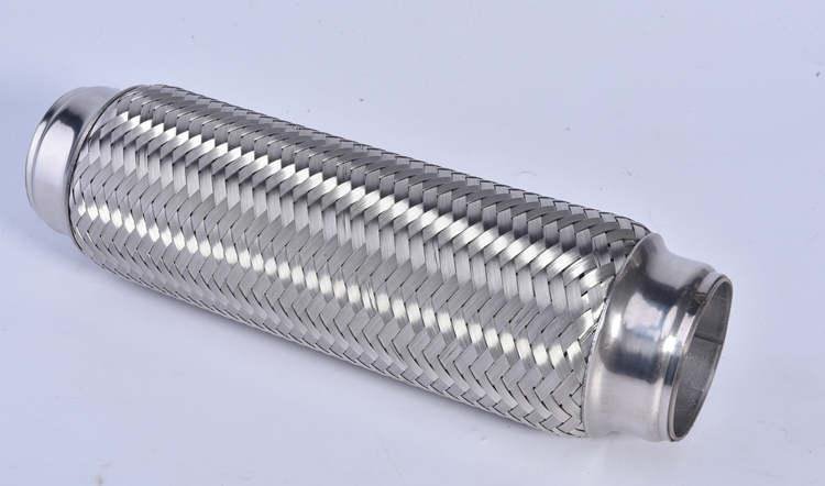stainless steel exhaust flex pipe with inner braid  2