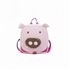 Canvas Lovely Animals Students Back pack Child Cartoon Waterproof  Sc