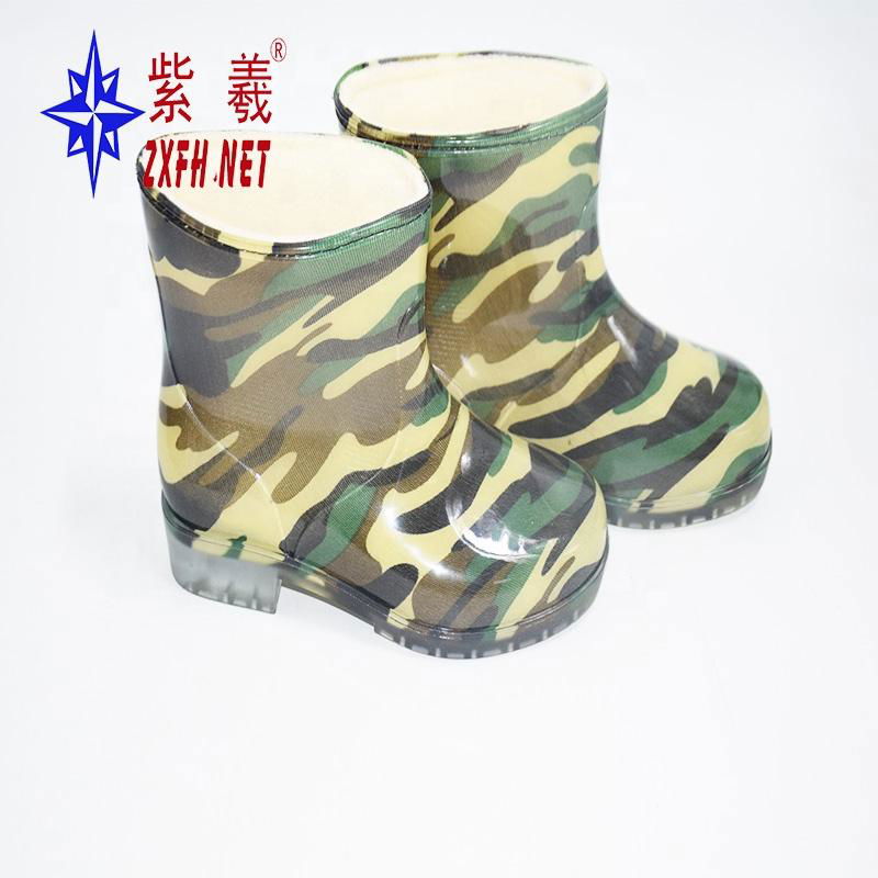 fashion  pvc velvet rain boots 2