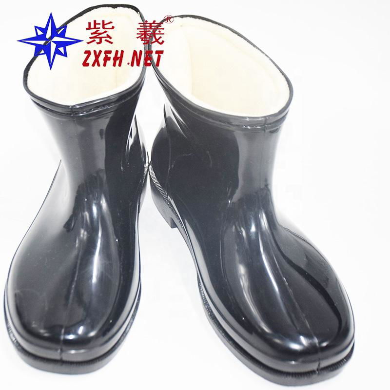 fashion  pvc velvet rain boots 3