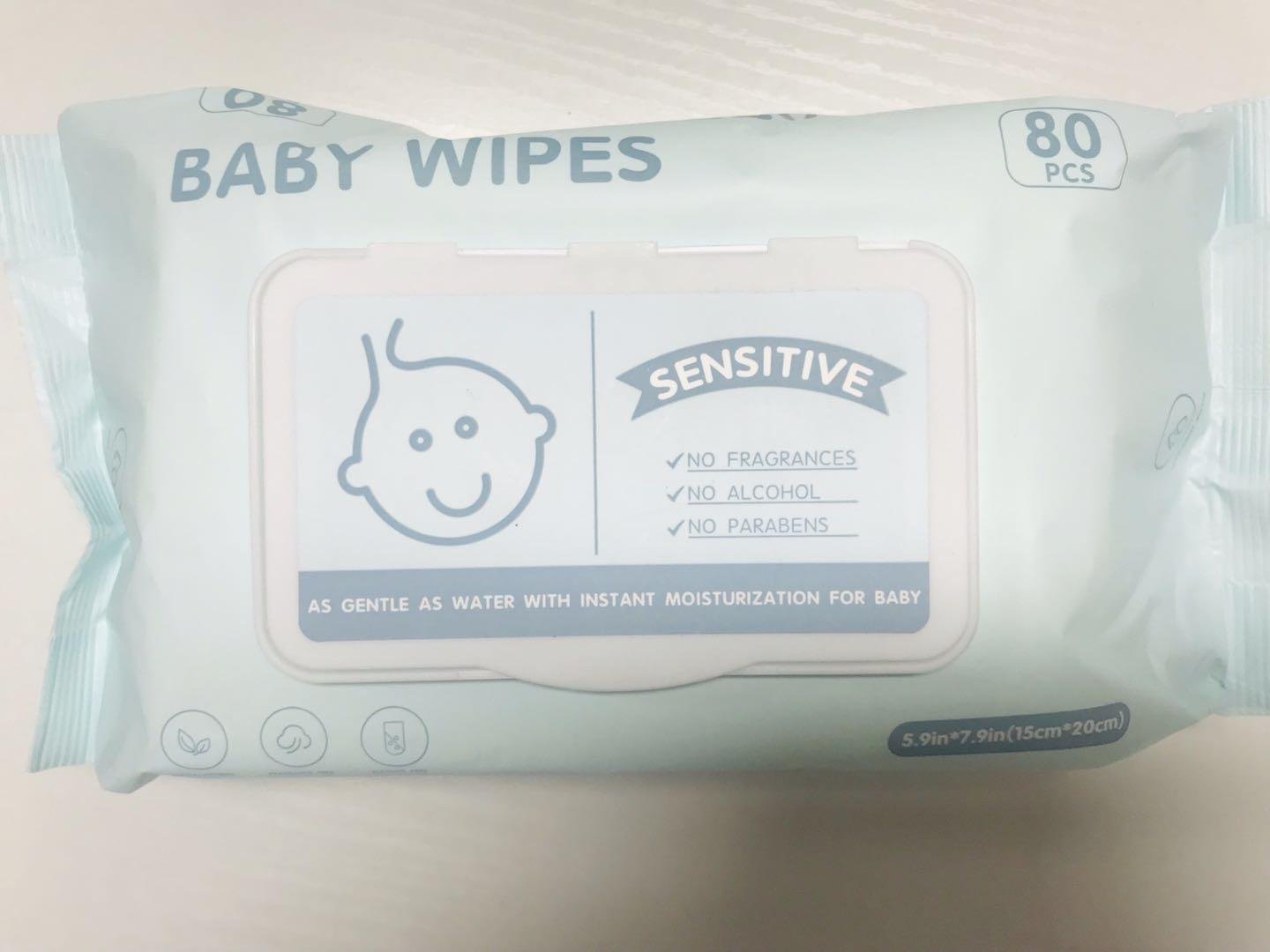 wholesale pack of 80 pcs baby wipes baby wet wipes for hands and mouth