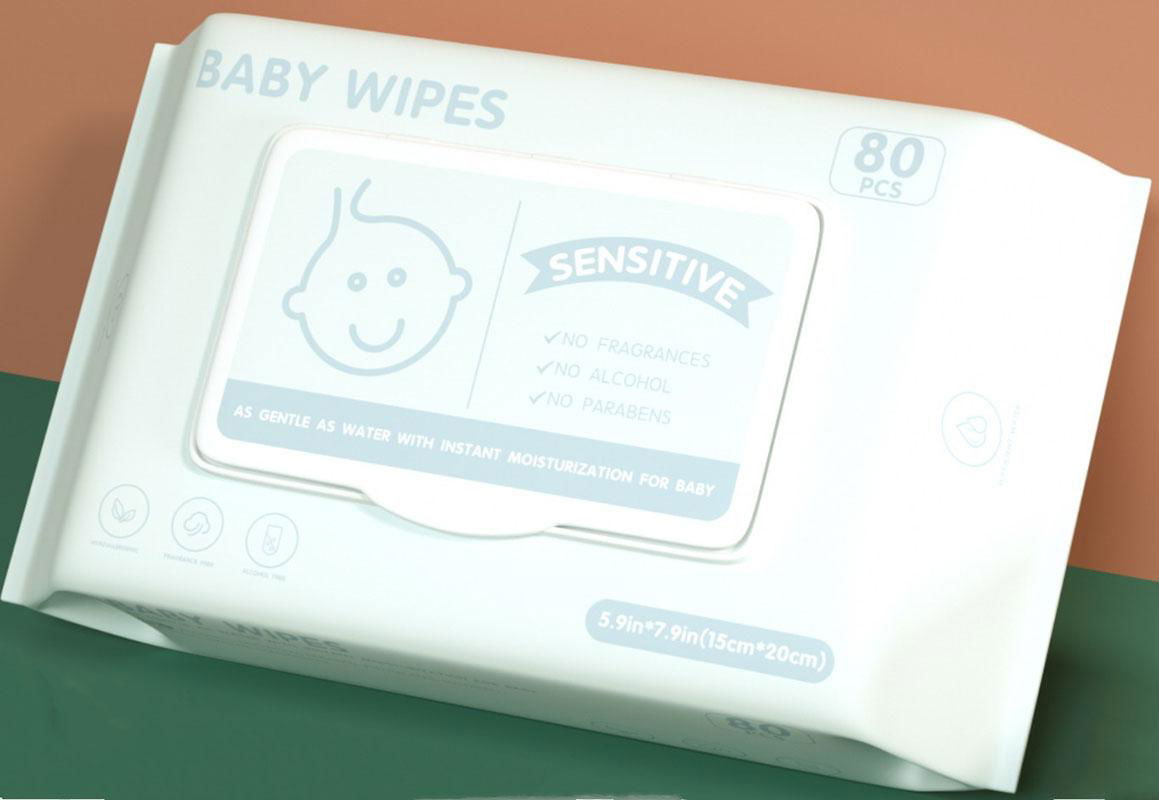 wholesale pack of 80 pcs baby wipes baby wet wipes for hands and mouth 2