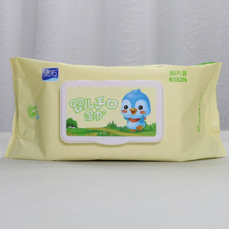 mini No addictive feminine Newborn cloth baby sanitizer wet wipes tissue 3