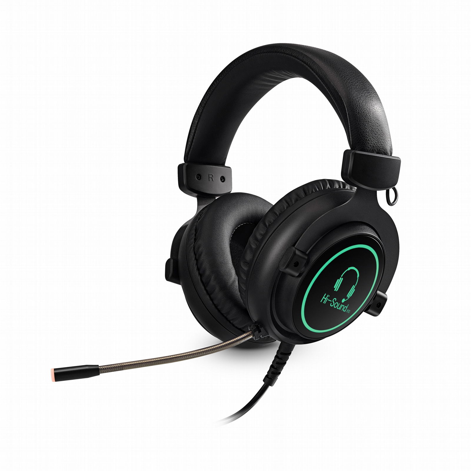 Best quality Cool RGB gamer gaming headset headphone with Led vibrator 2