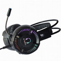 Neweset 7.1 surround gaming headset with rgb mic