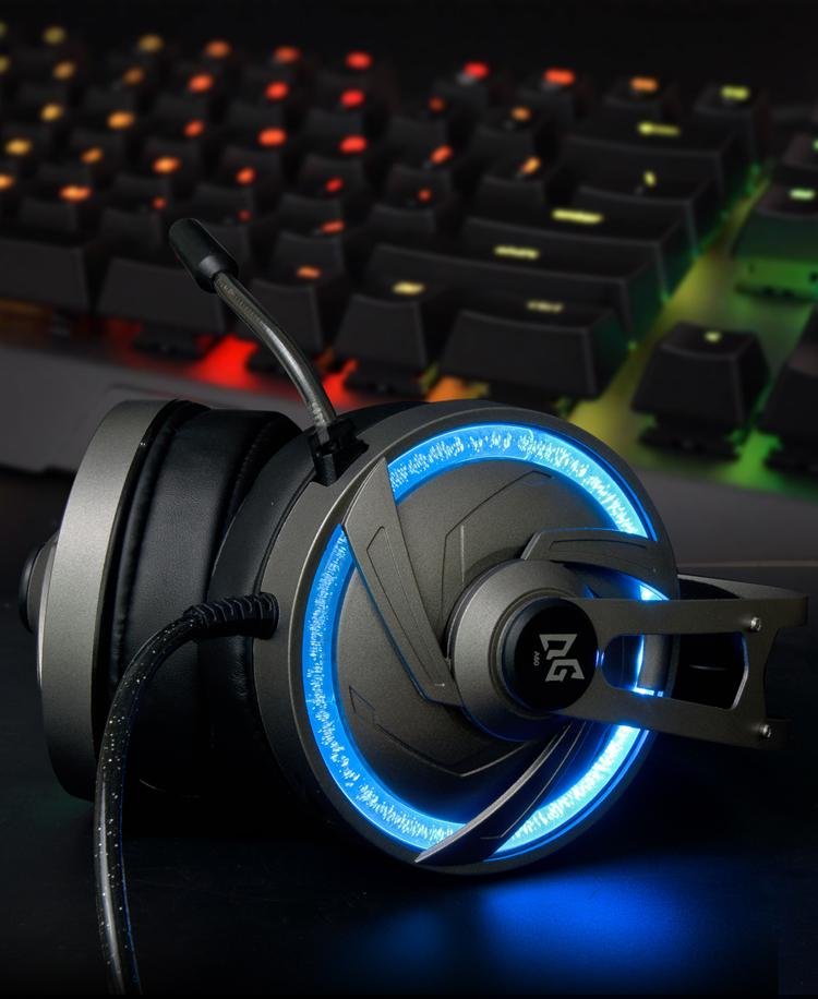 Hi-sound USB wired gaming gamer computer headset headphones 3