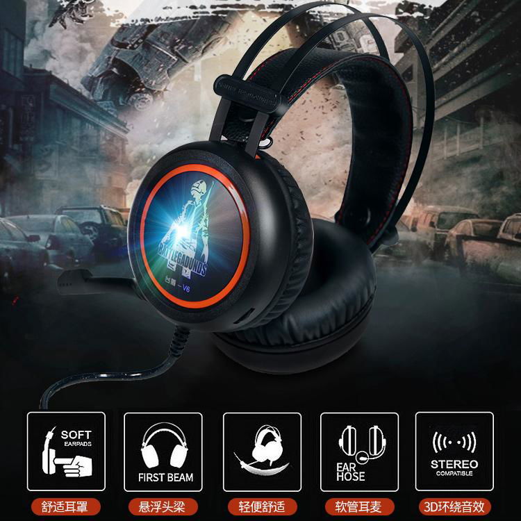 2019 Newest USB PC PS4 Gaming headset 2