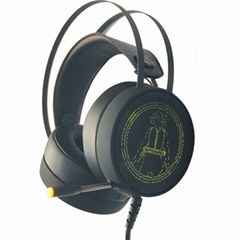 Hi-sound Best Gaming headset 7.1 Mic with comfortable large earmuff 