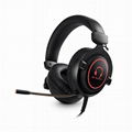 Dongguan Factory Hi-sound RGB gaming headset headphones 4